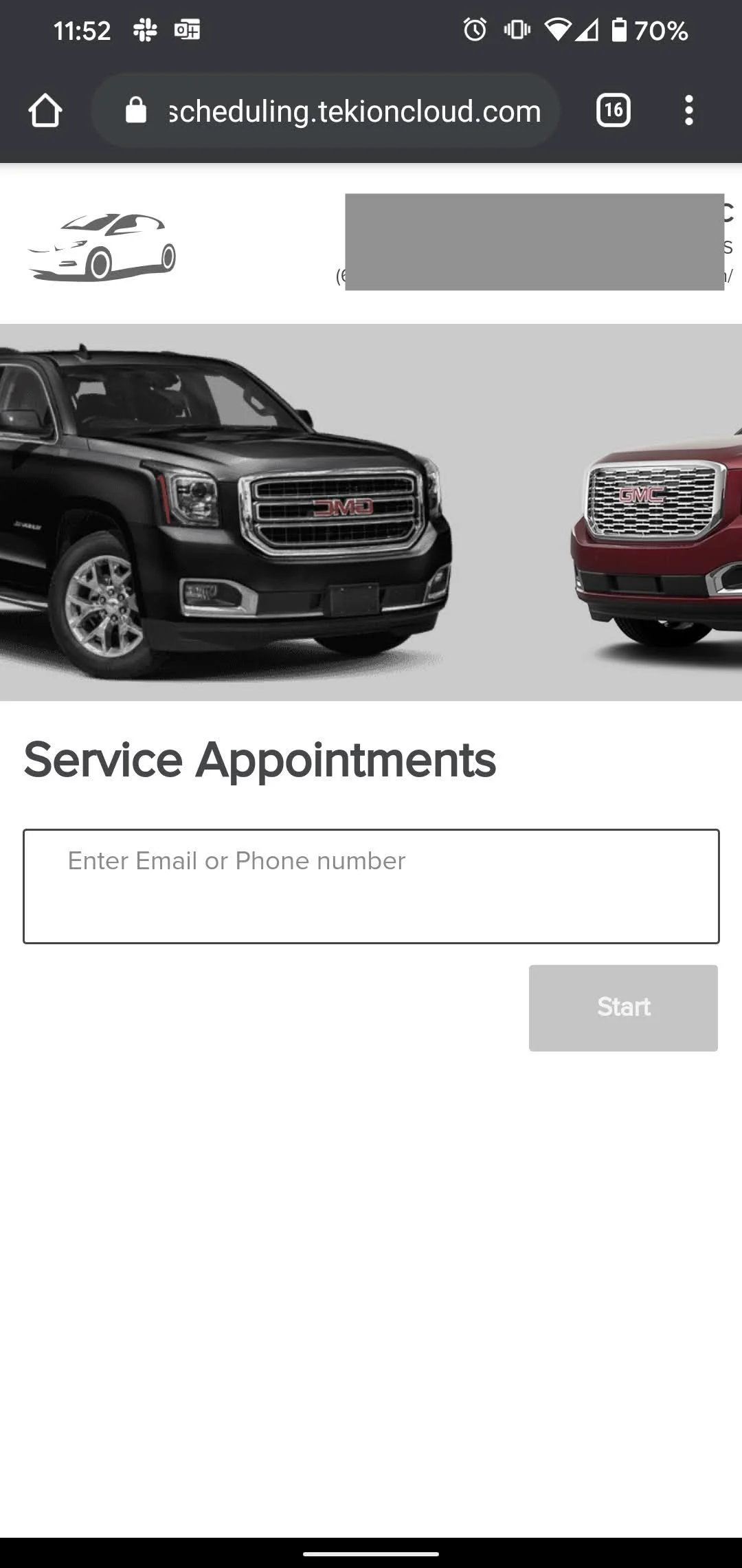 Application interface representing AI-powered car management concepts